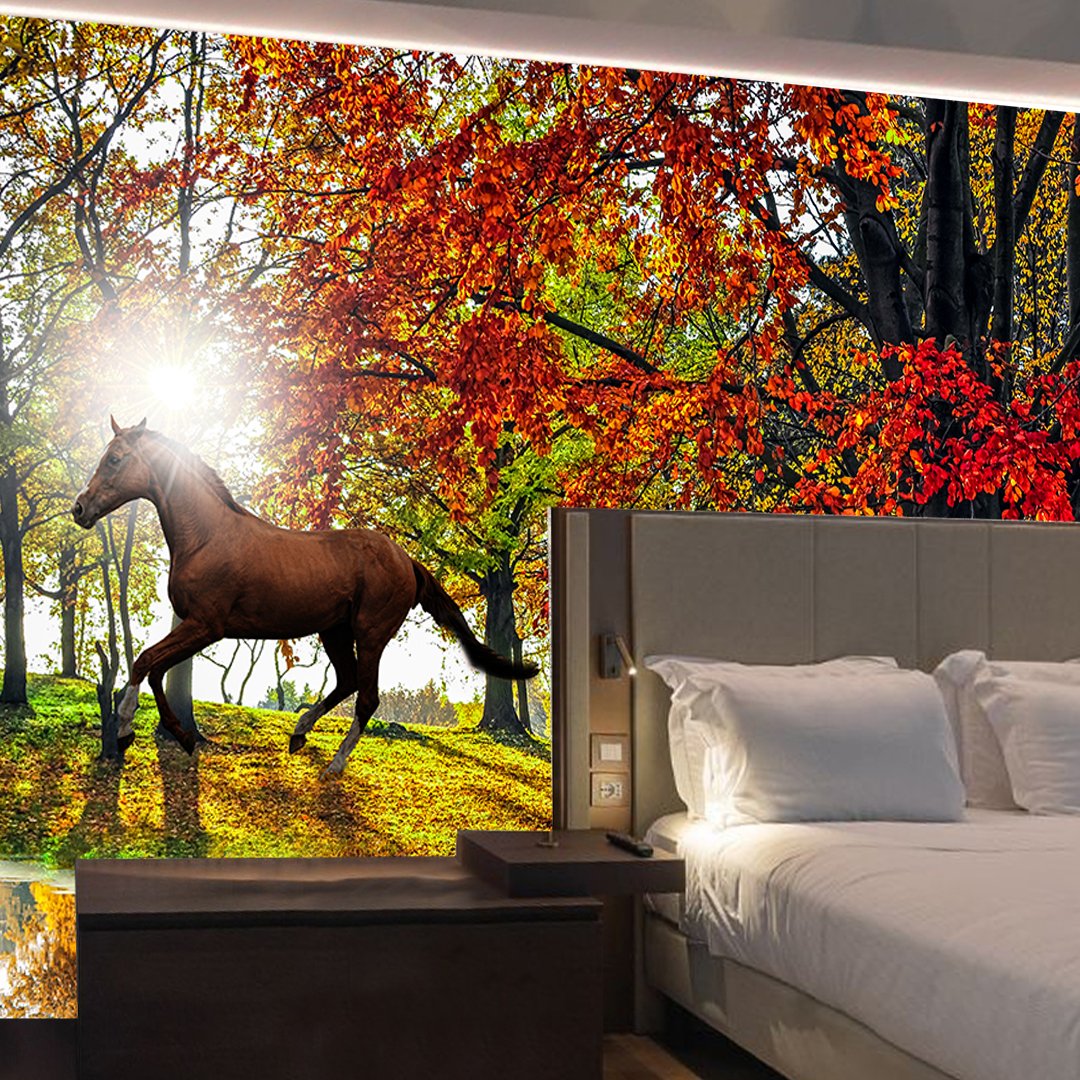 Customised 3D Horse Wallpaper DDS379