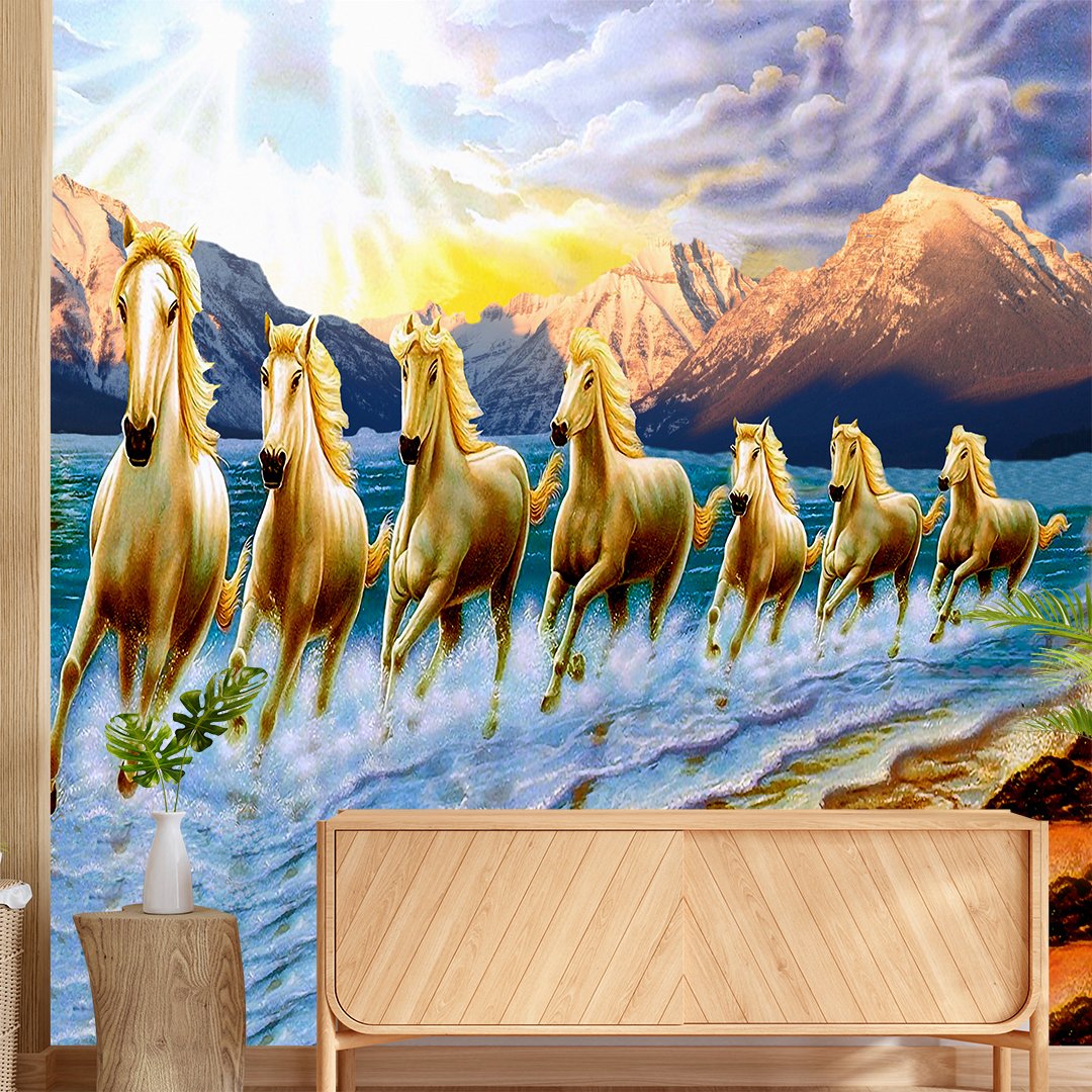 Customised 3D Horse Wallpaper DDS370