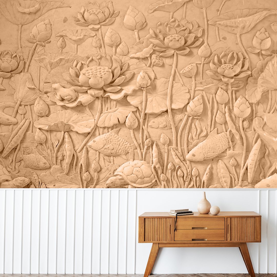 3D Floral Wallpaper DDS563