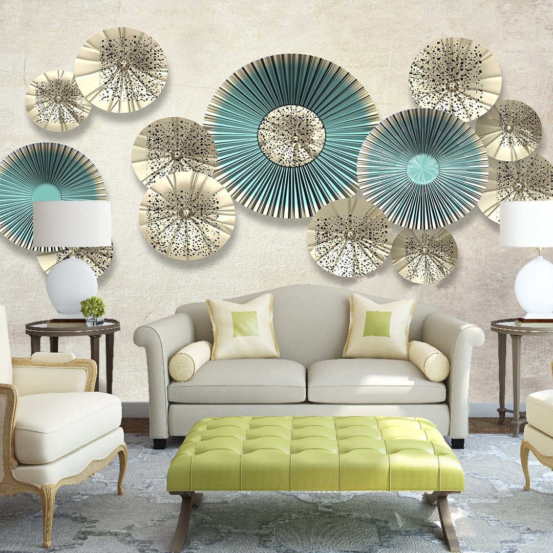 3D Creative Circle Wallpaper DDS136 2