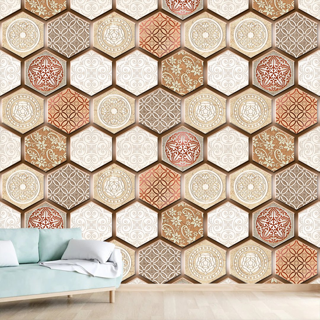 3D Geometric Wallpaper DDS105