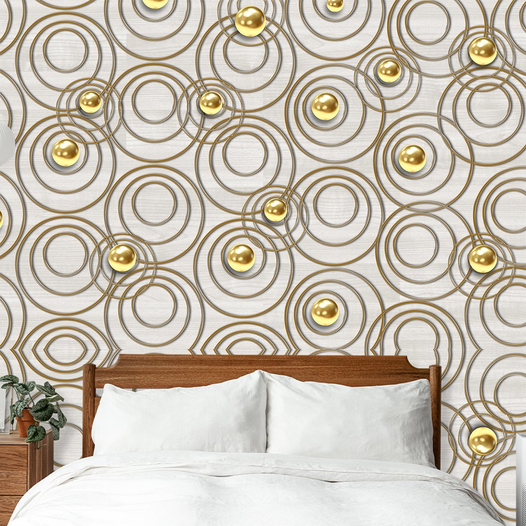 3D Geometrical Circle Wallpaper DDS133