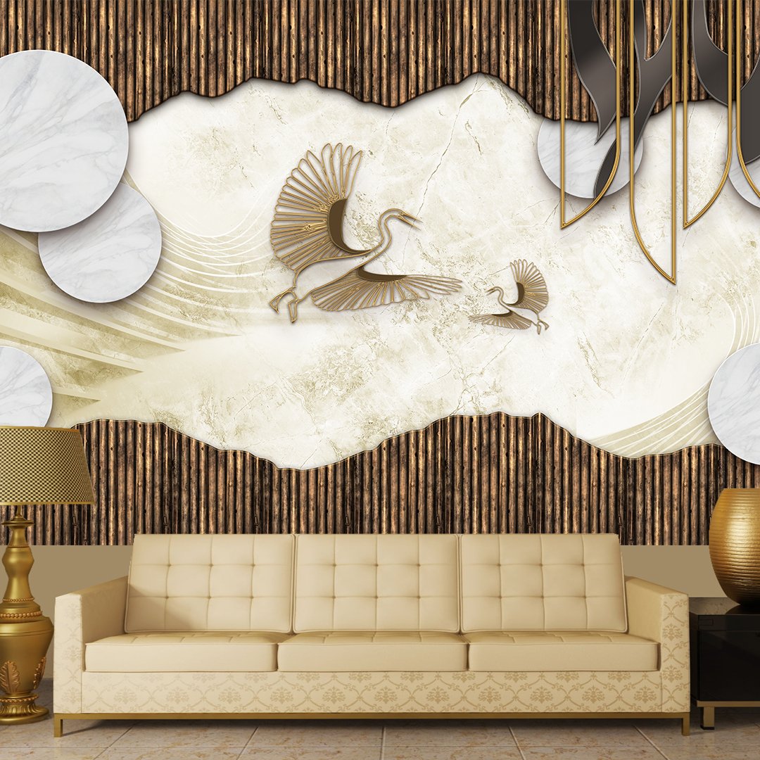 Modern Luxurious Handcrafted 3D Wallpaper DDS134