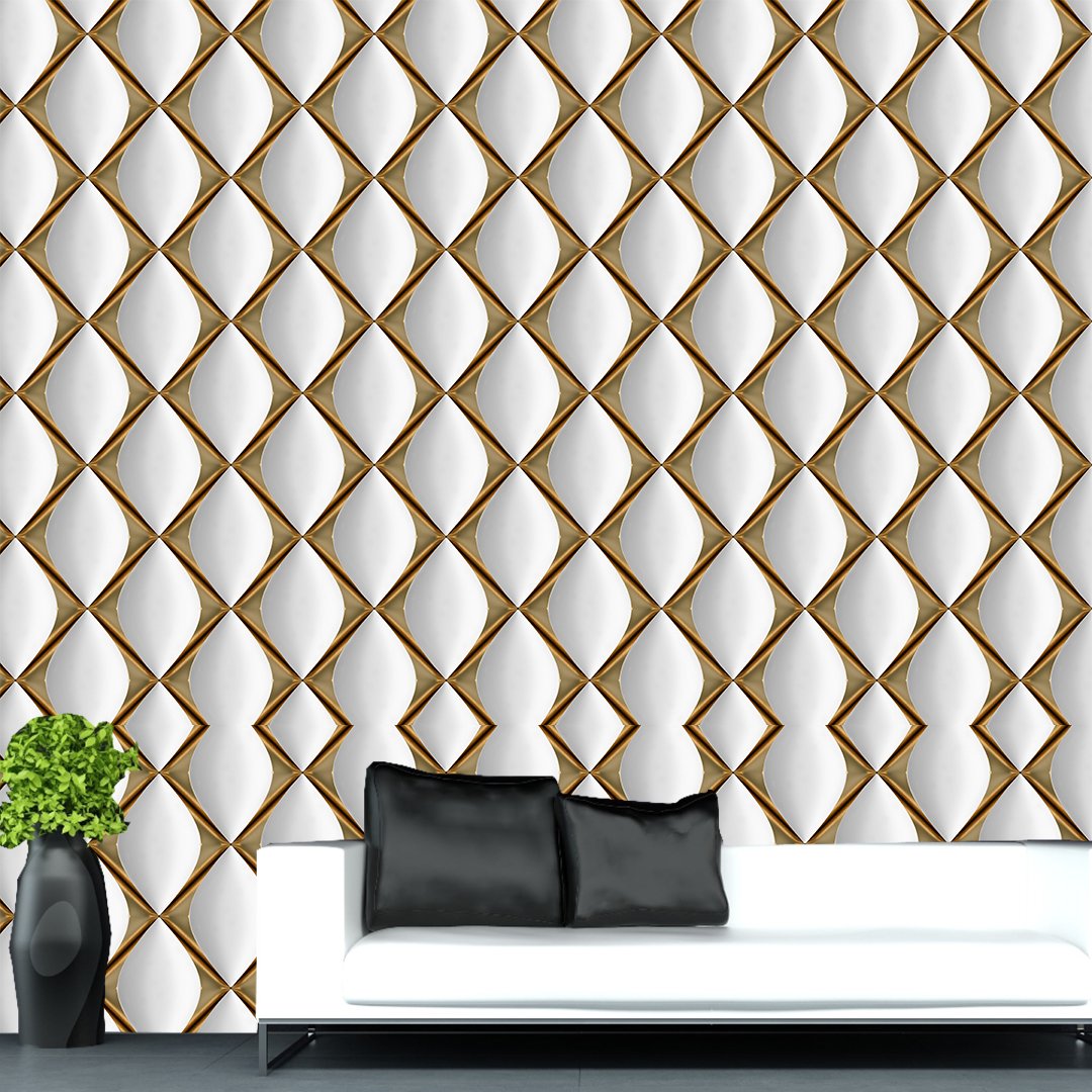 3D Geometric Office Wallpaper DDS138