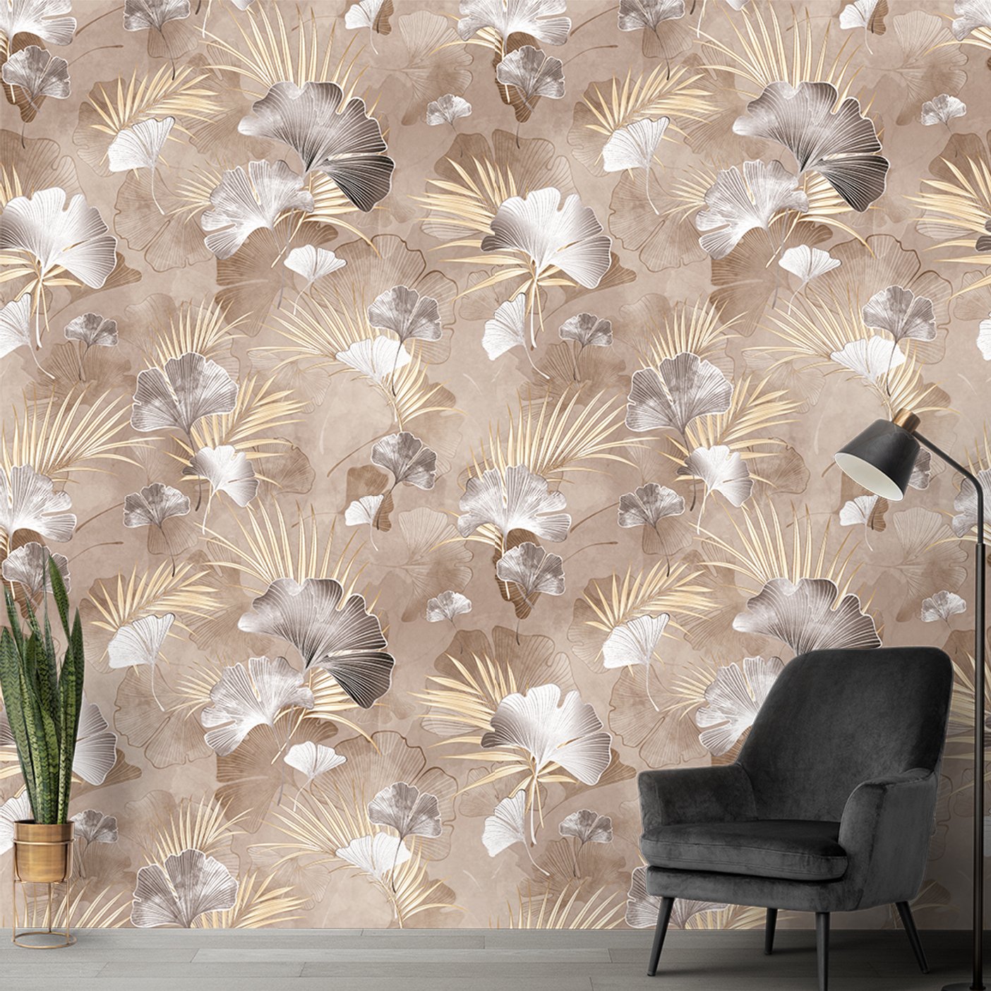 3D Floral Wallpaper DDS155