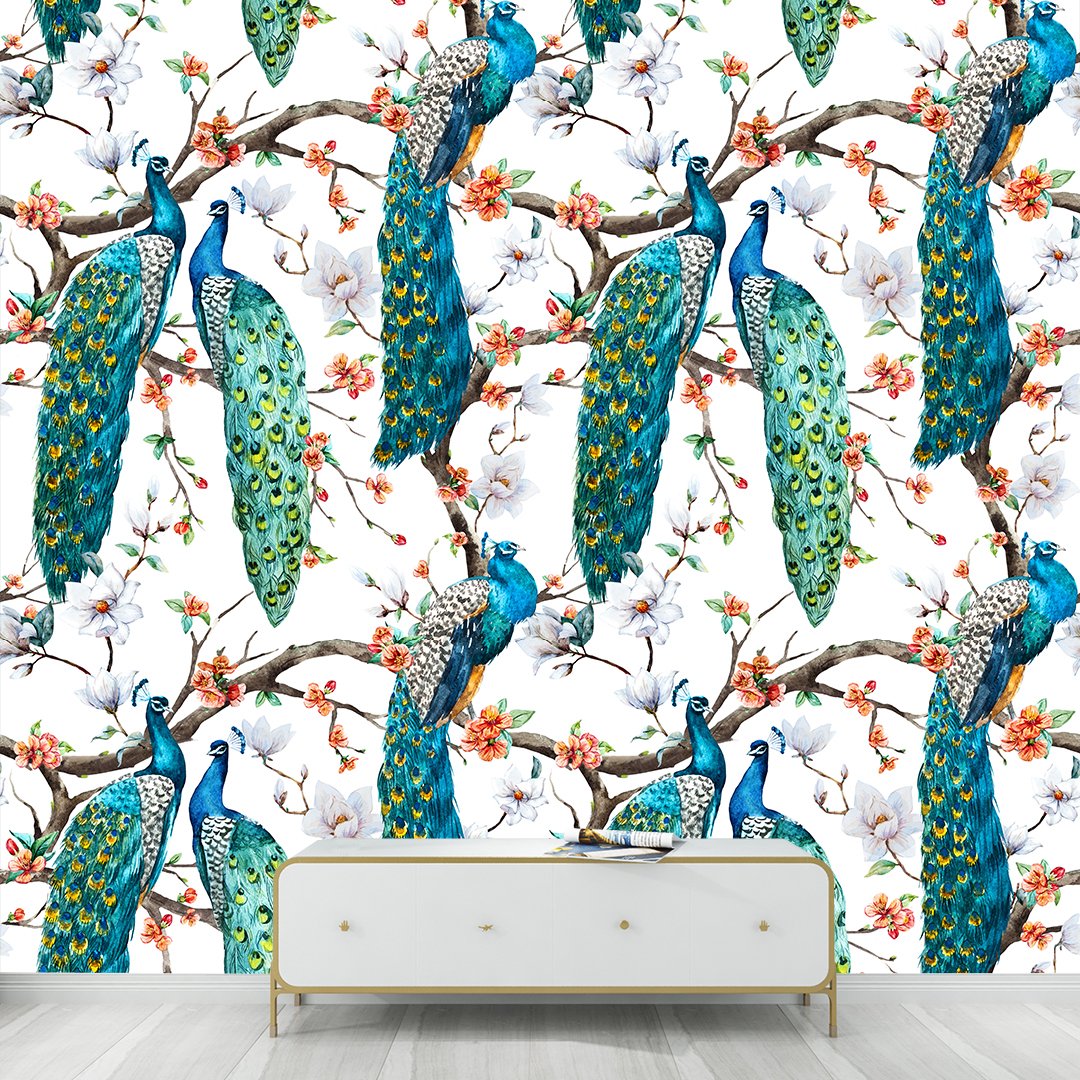 Peacock Wallpaper DDS018