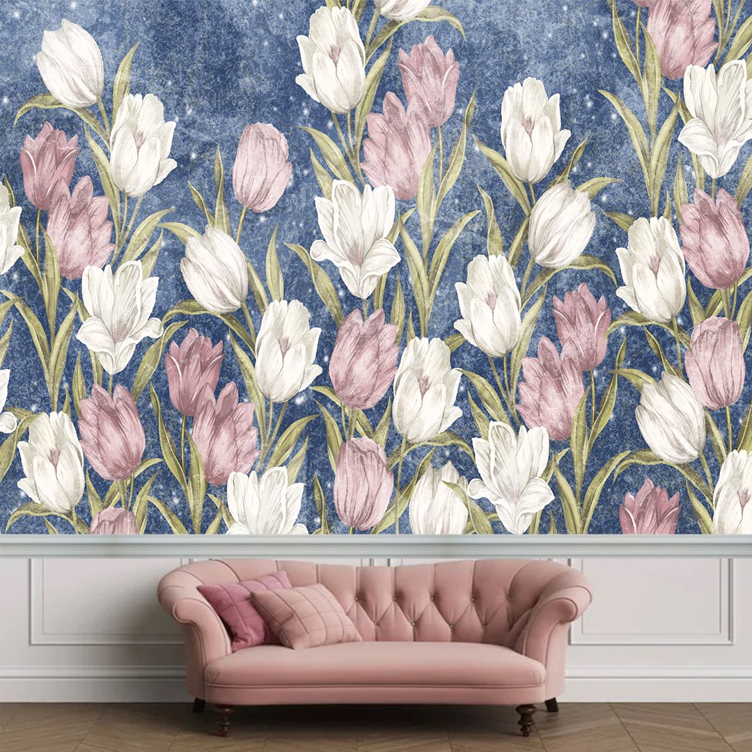 3D Floral Wallpaper DDS197