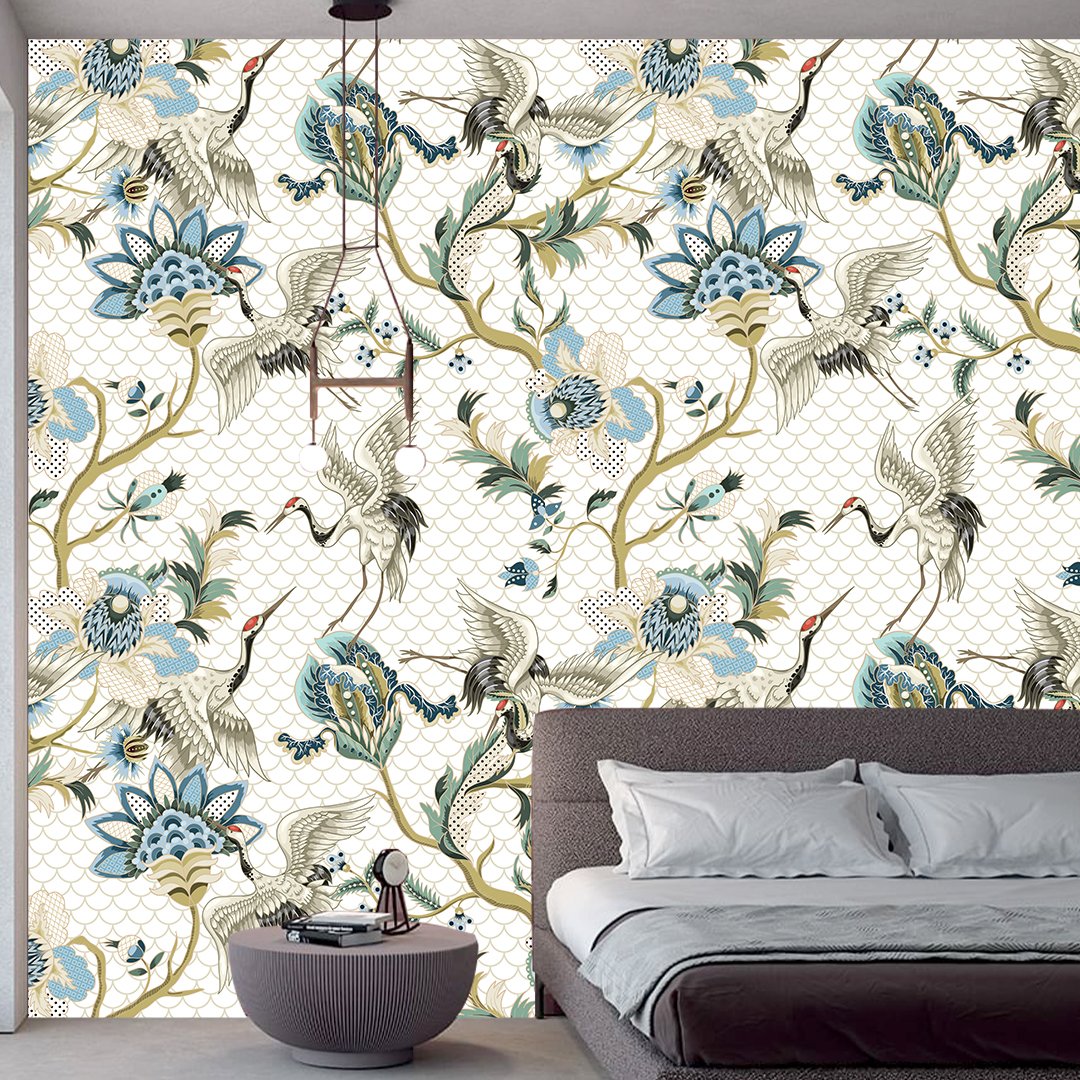 3D Floral Wallpaper DDS420