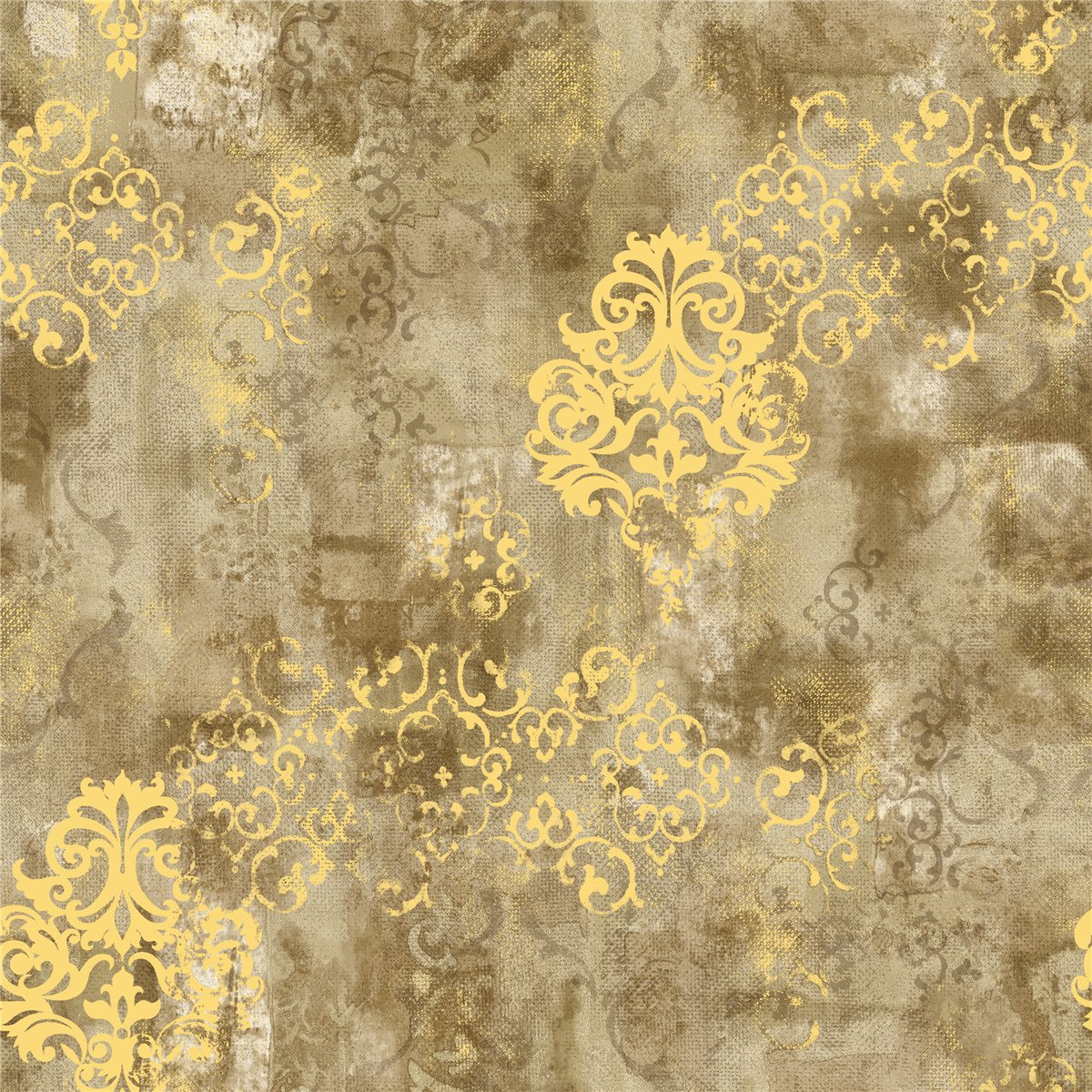 Romeo Damask Design - PVC Wallpaper MC3073