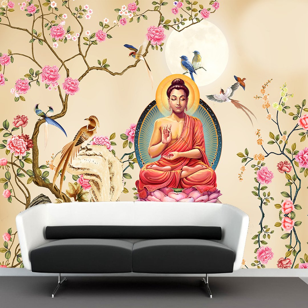 Buddha 3D Wallpaper DDS273