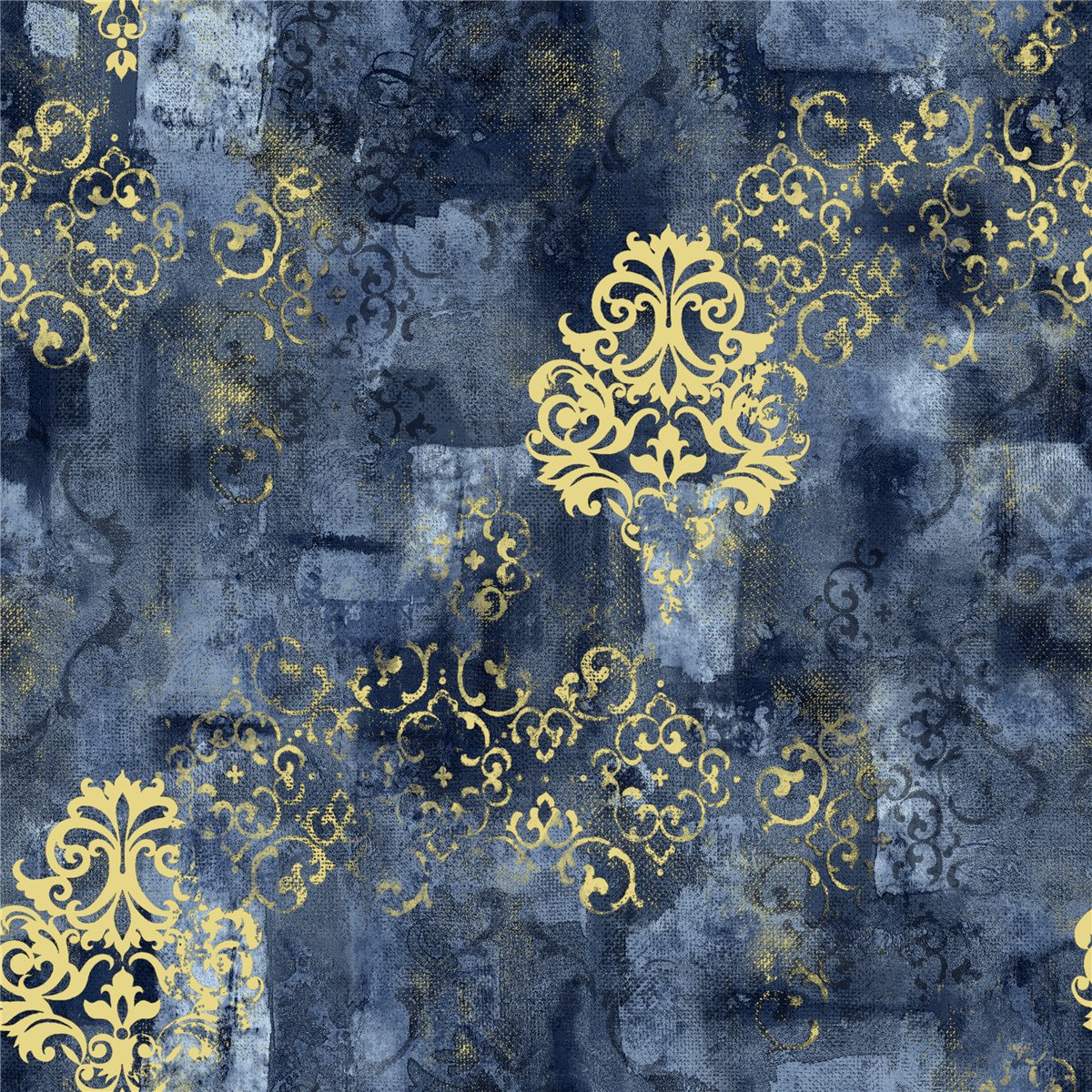 Romeo Damask Design - PVC Wallpaper MC3076