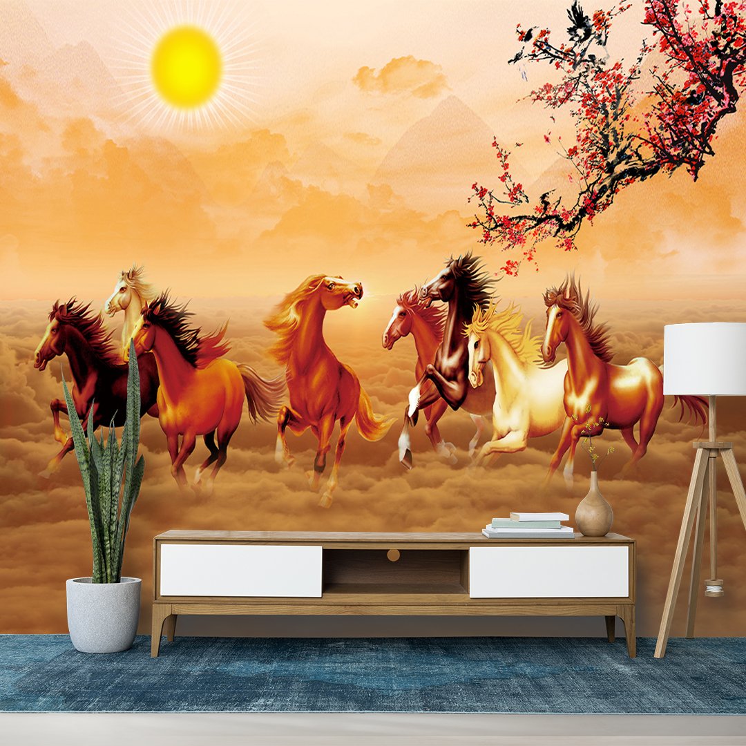 Customised 3D Horse Wallpaper DDS438 2