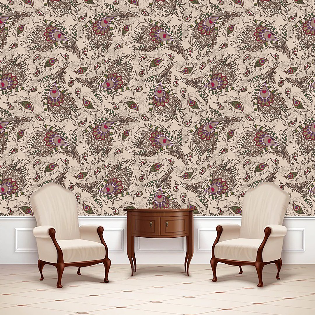 Traditional Floral Wallpaper DDS468 3