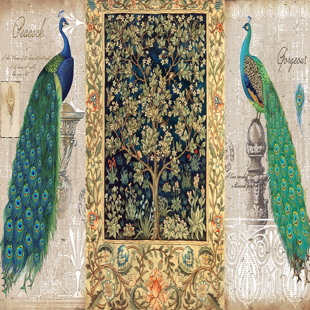 3D Peacock Customized Wallpaper DDS306 3