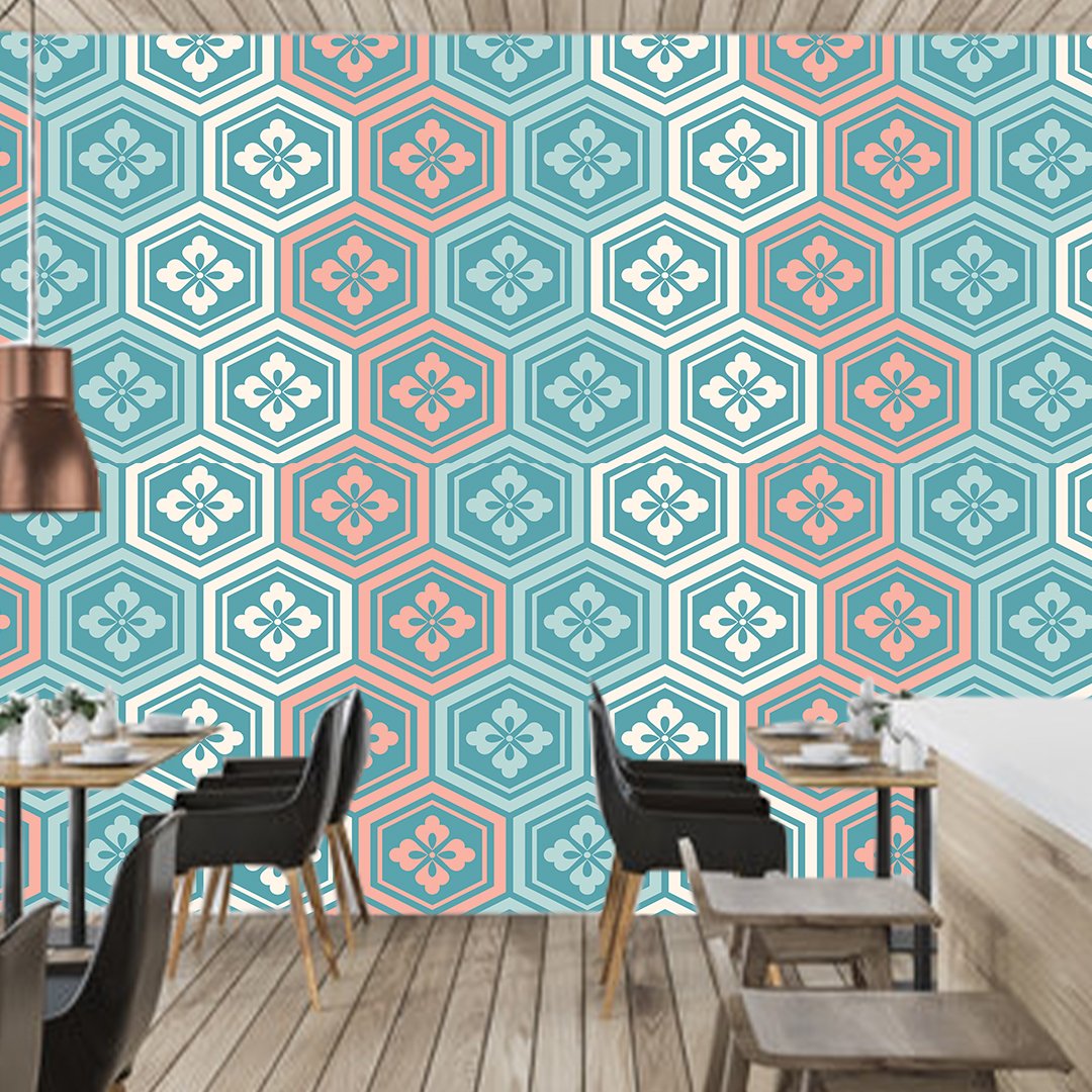 3D Geometrical Wallpaper DDS512 3