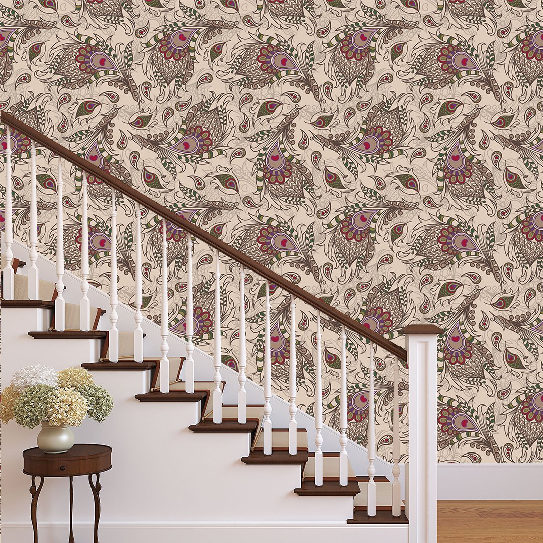 Traditional Floral Wallpaper DDS468 4