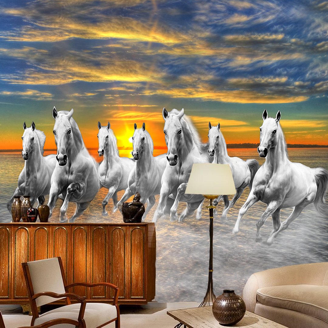 Customised 3D Horse Wallpaper DDS378