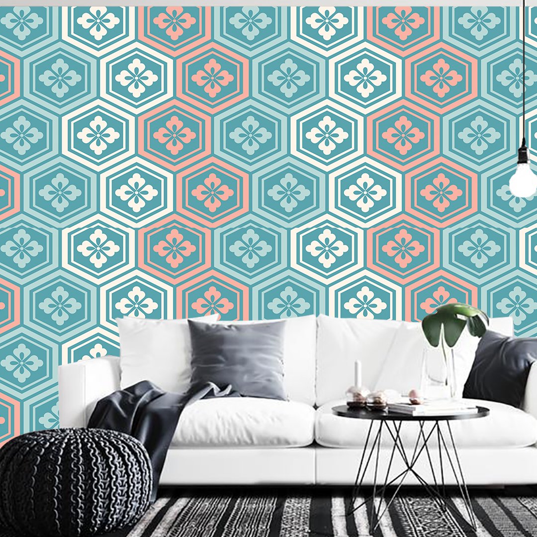 3D Geometrical Wallpaper DDS512 4