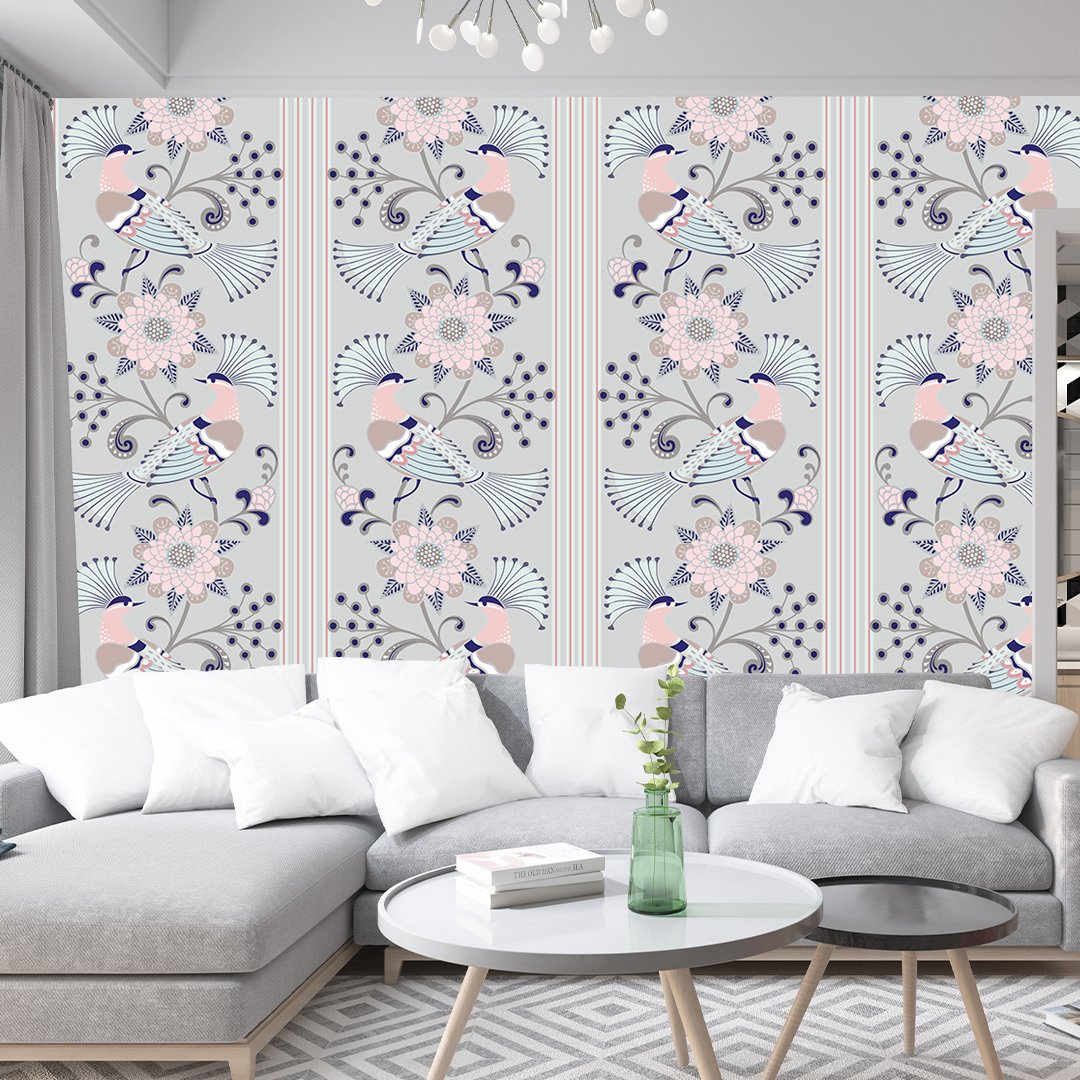 3D Floral Wallpaper DDS363 2