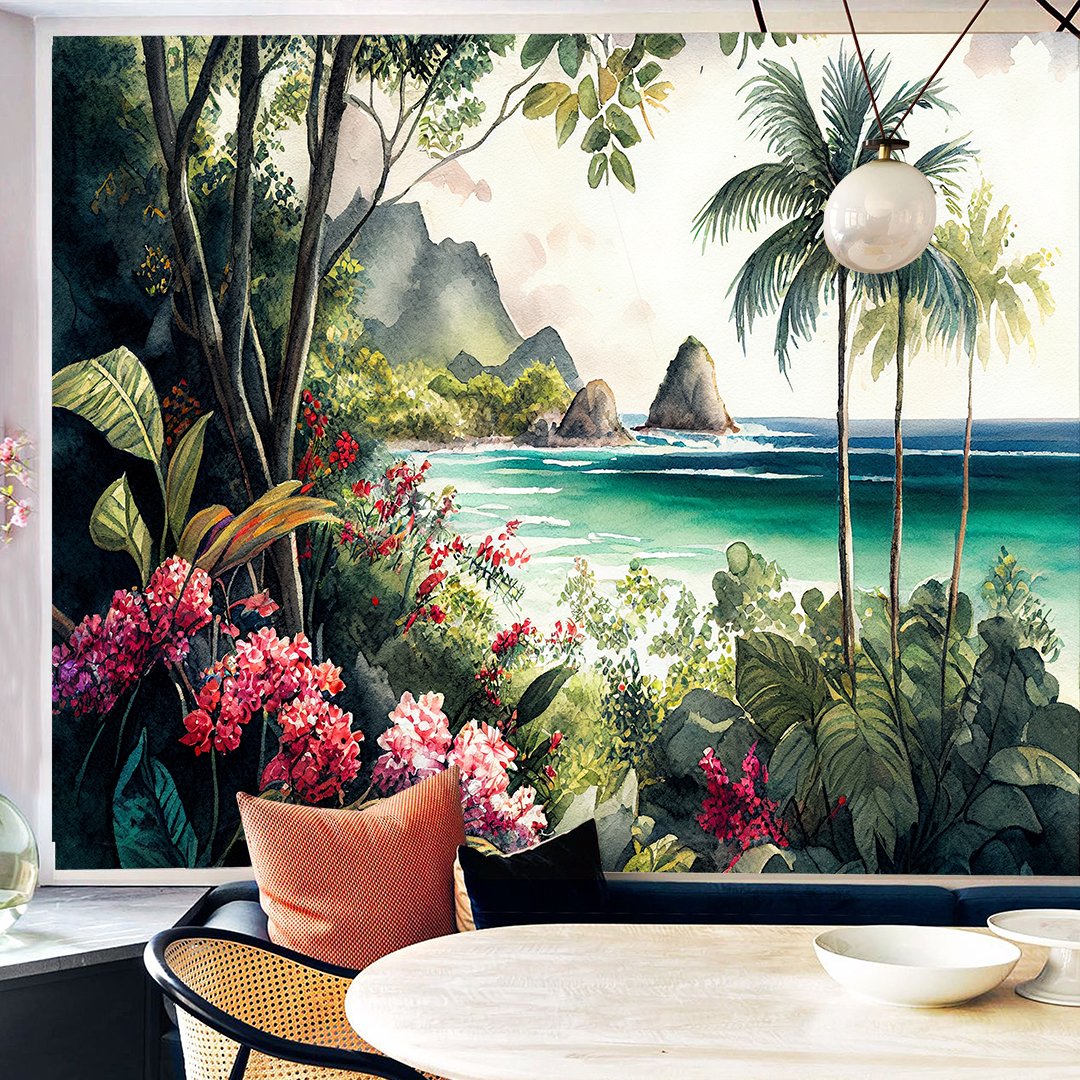 3D Tropical Wallpaper DDS529 5