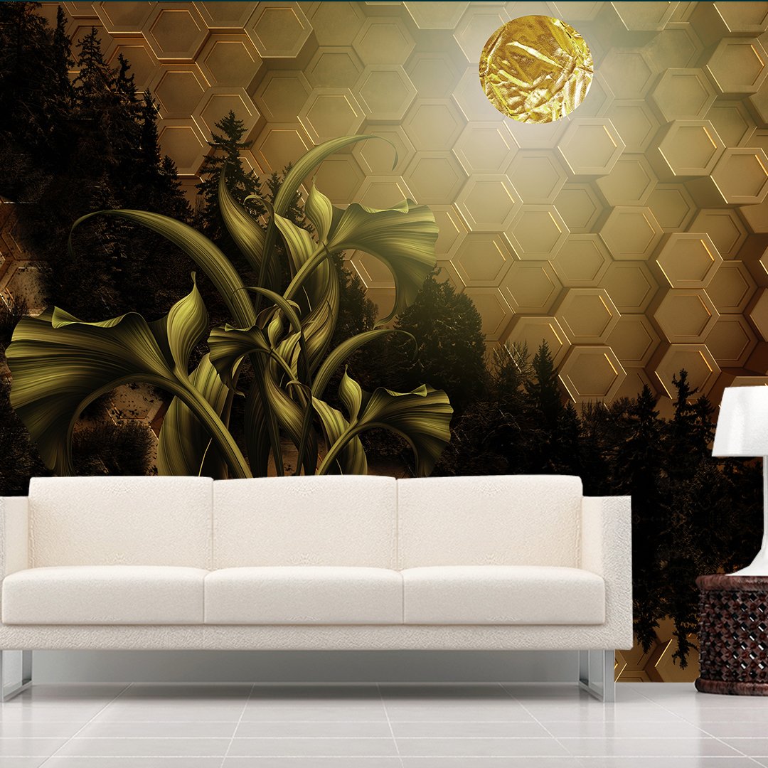 3D Geometric Wallpaper DDS098